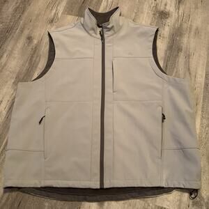 Solaris Vest Mens 2XB Big STONE Performance Comfort Stretch Outerwear Full Zip